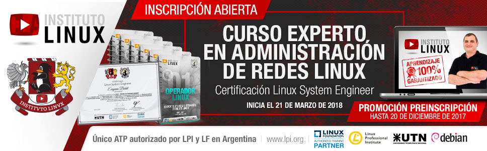 Curso Experto en Adminstración de Redes Linux